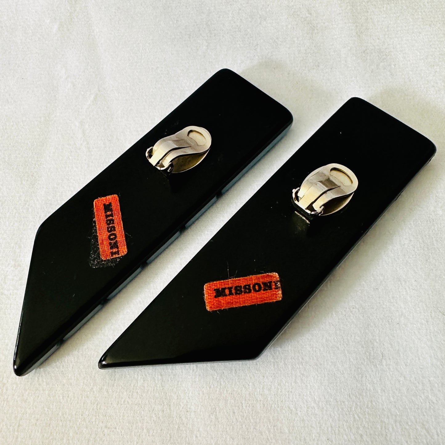 Missoni Vintage 80s Womens Earclips - Made in Italy