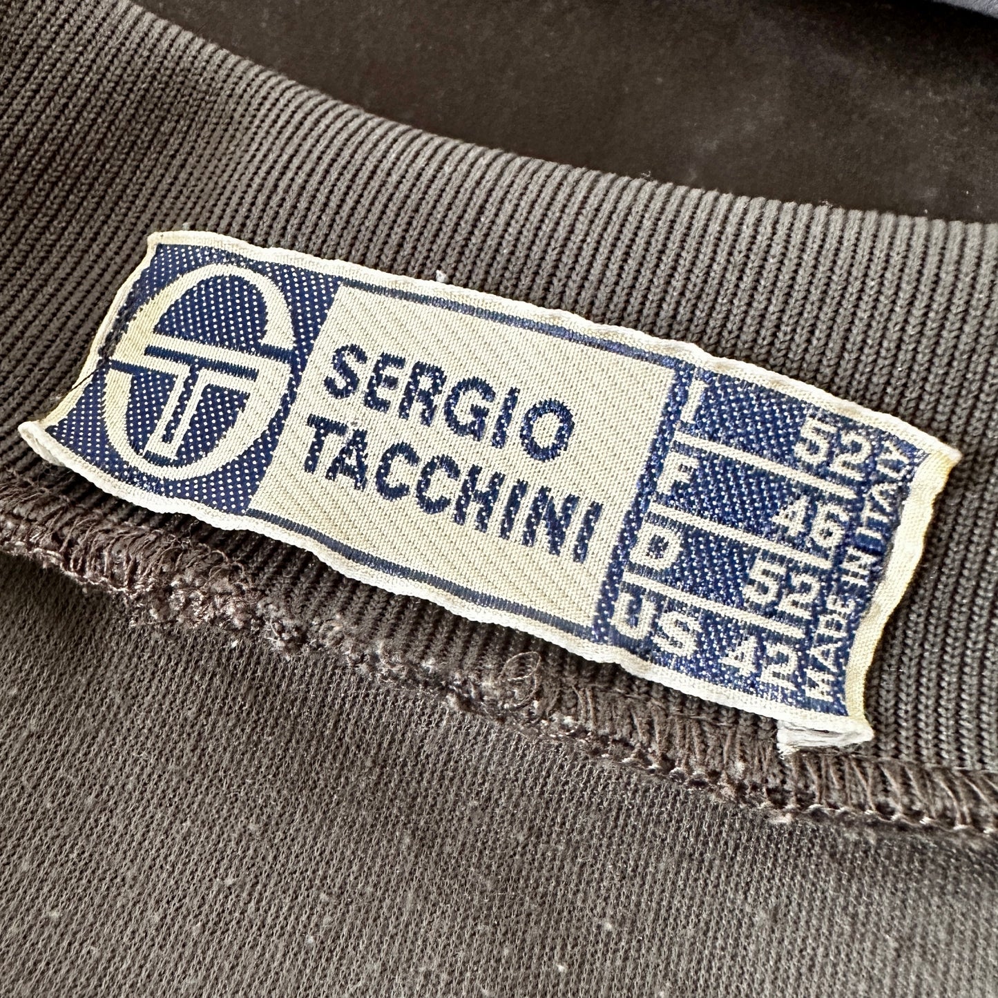 Sergio Tacchini Vintage 80s Track Jacket - 52 / L - Made in Italy