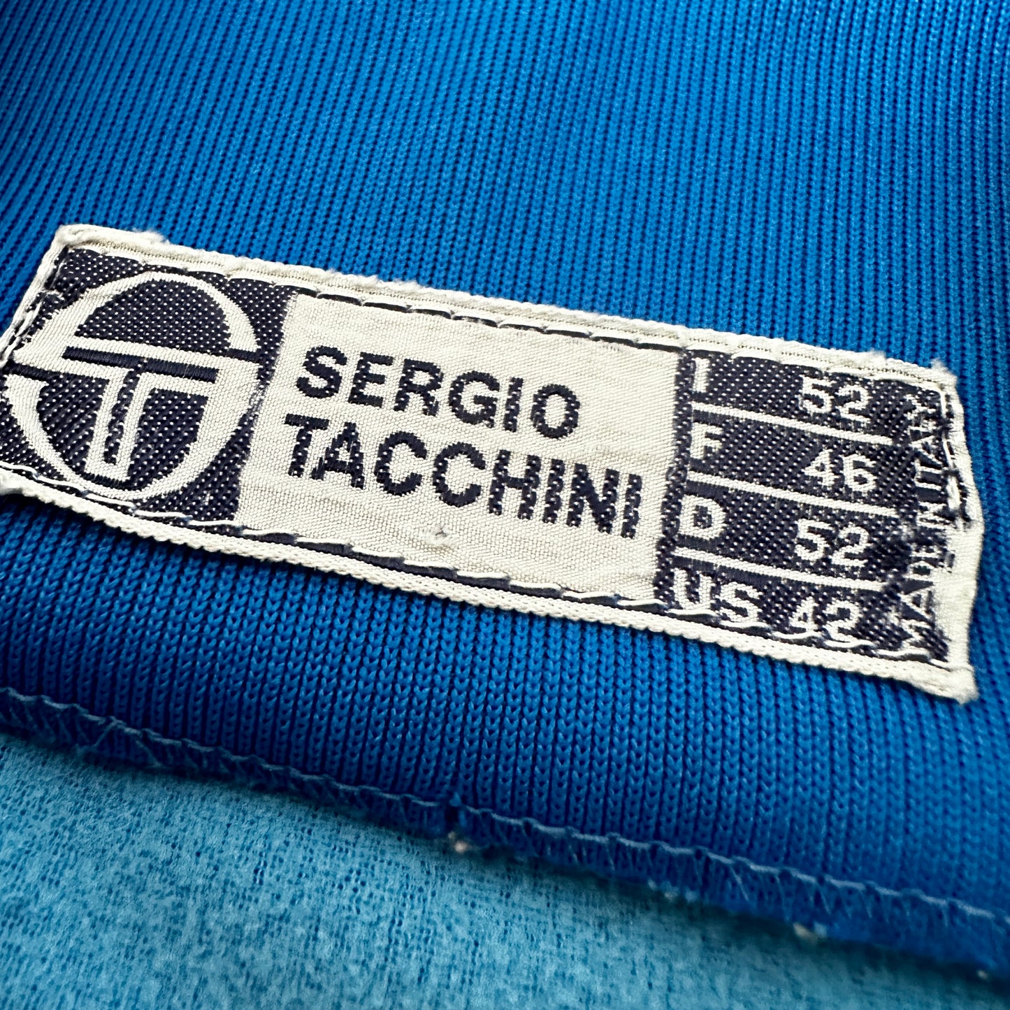 Sergio Tacchini Vintage 80s Track Jacket - 52 / L - Made in Italy