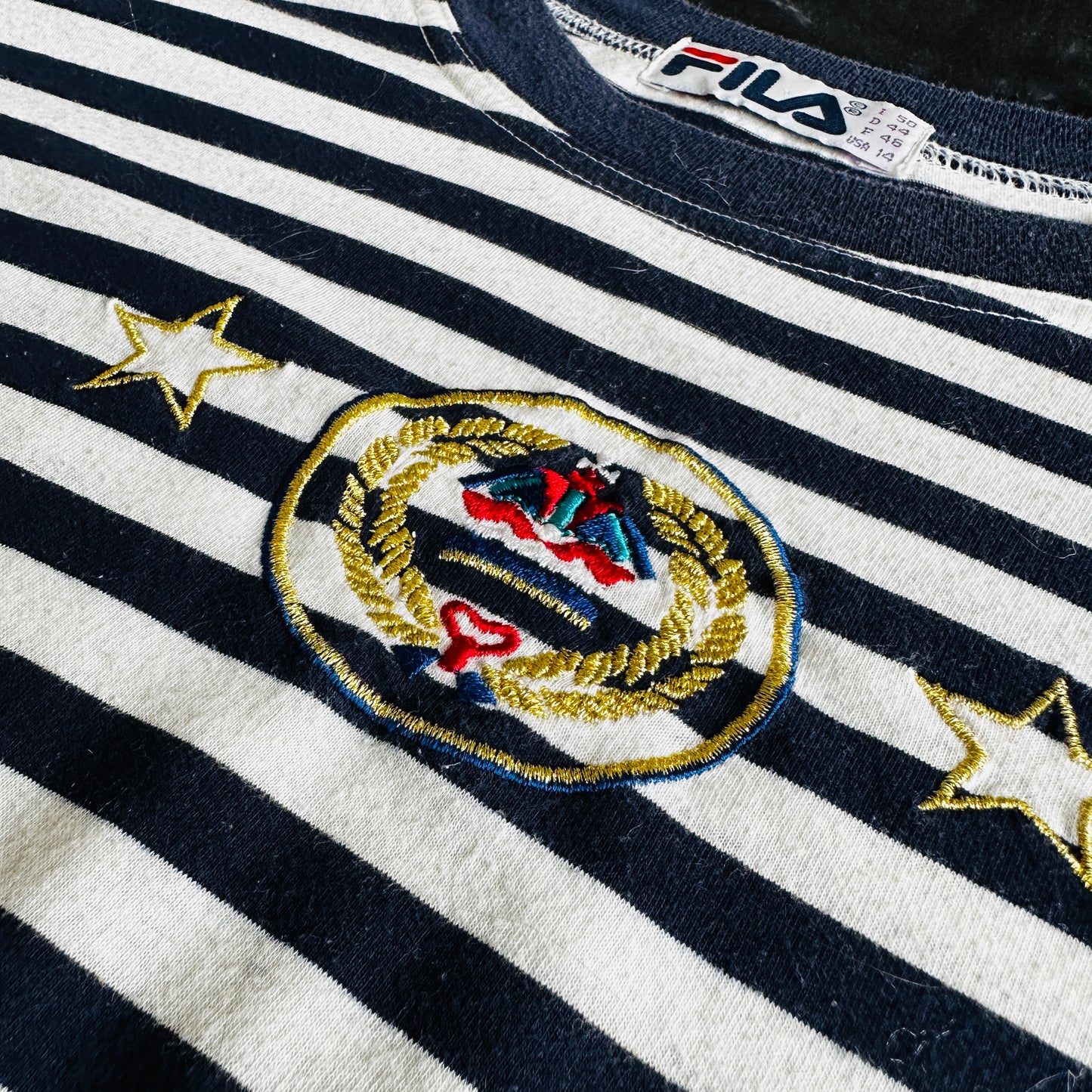 Fila 80s Vintage Marina T-Shirt - 50 / M - Made in Italy