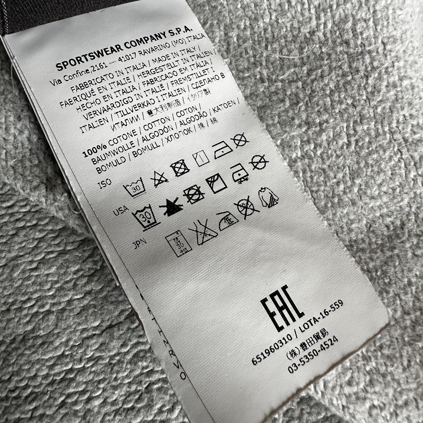 Stone Island Shadow Project Fallout Colour Treatment 2016 Sweatshirt - XL - Made in Italy