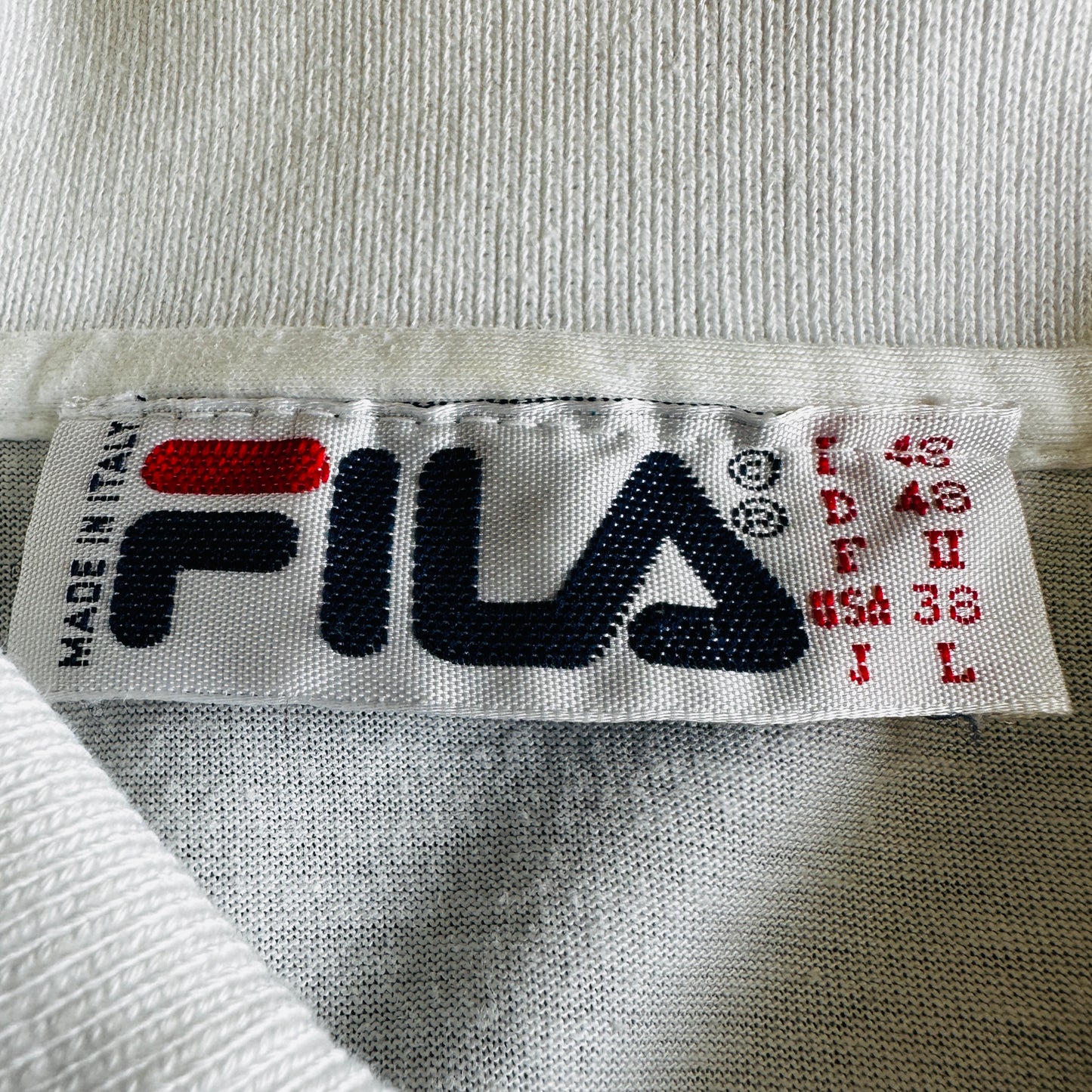 Fila Vintage 80s Tennis Polo Shirt - 48 / M - Made in Italy