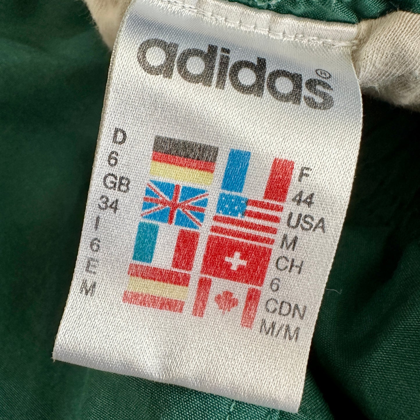 Adidas Vintage 90s Shorts - Green - XL