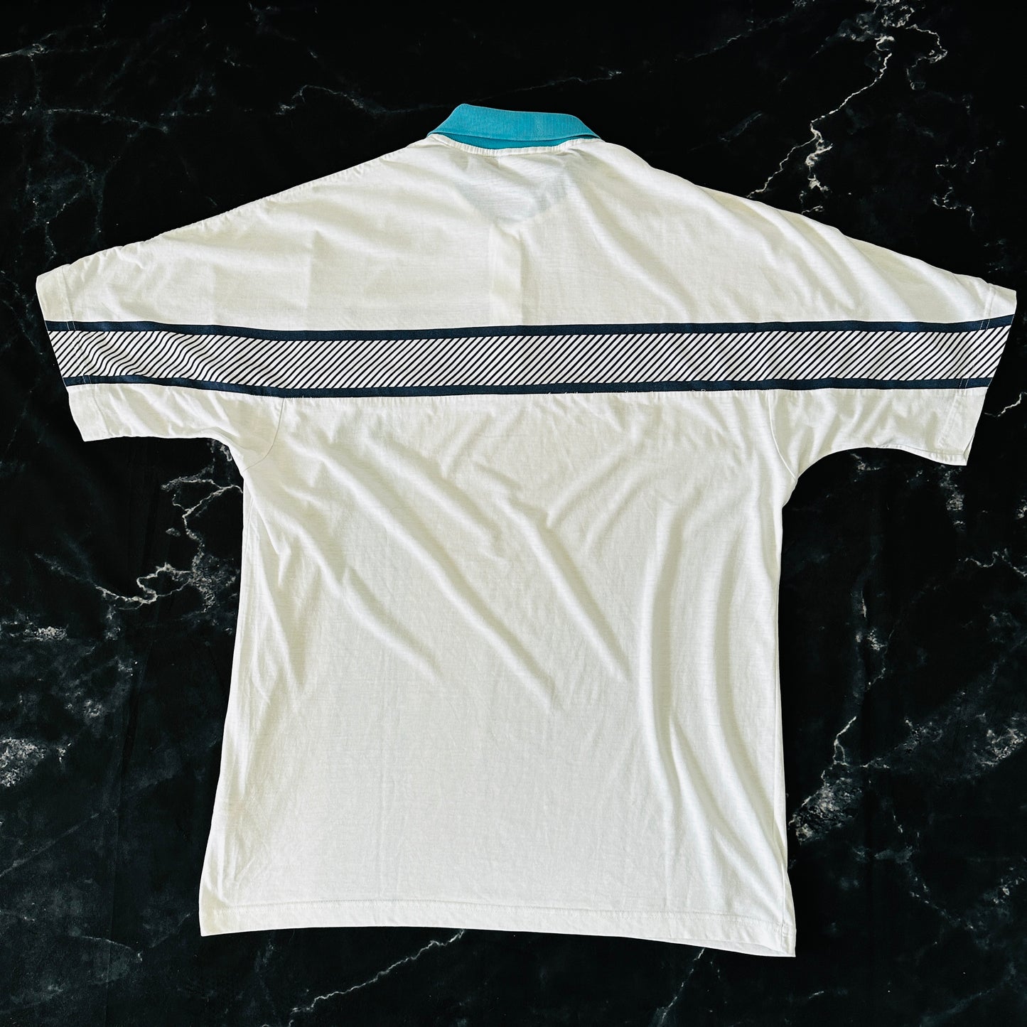 Adidas Vintage 80s Tennis Polo Shirt - 50 / L