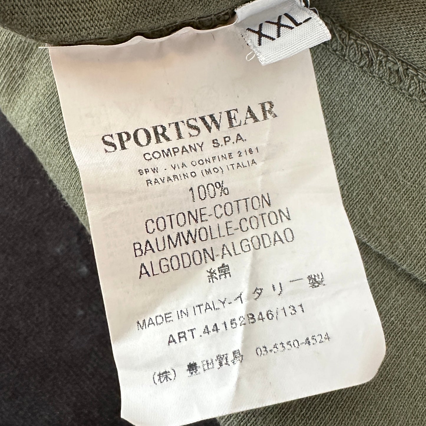 Stone Island Italy 2006 T-Shirt - XXL - Made in Italy