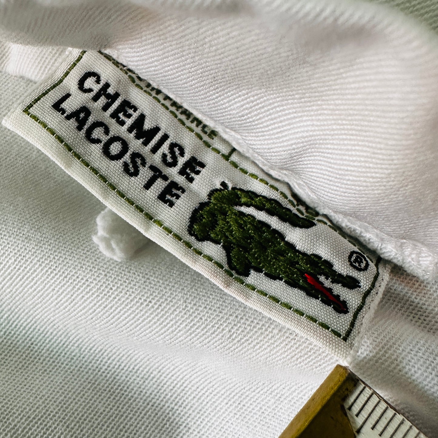Lacoste Vintage 80s Tennis Shorts - White - 48 / S - Made in France