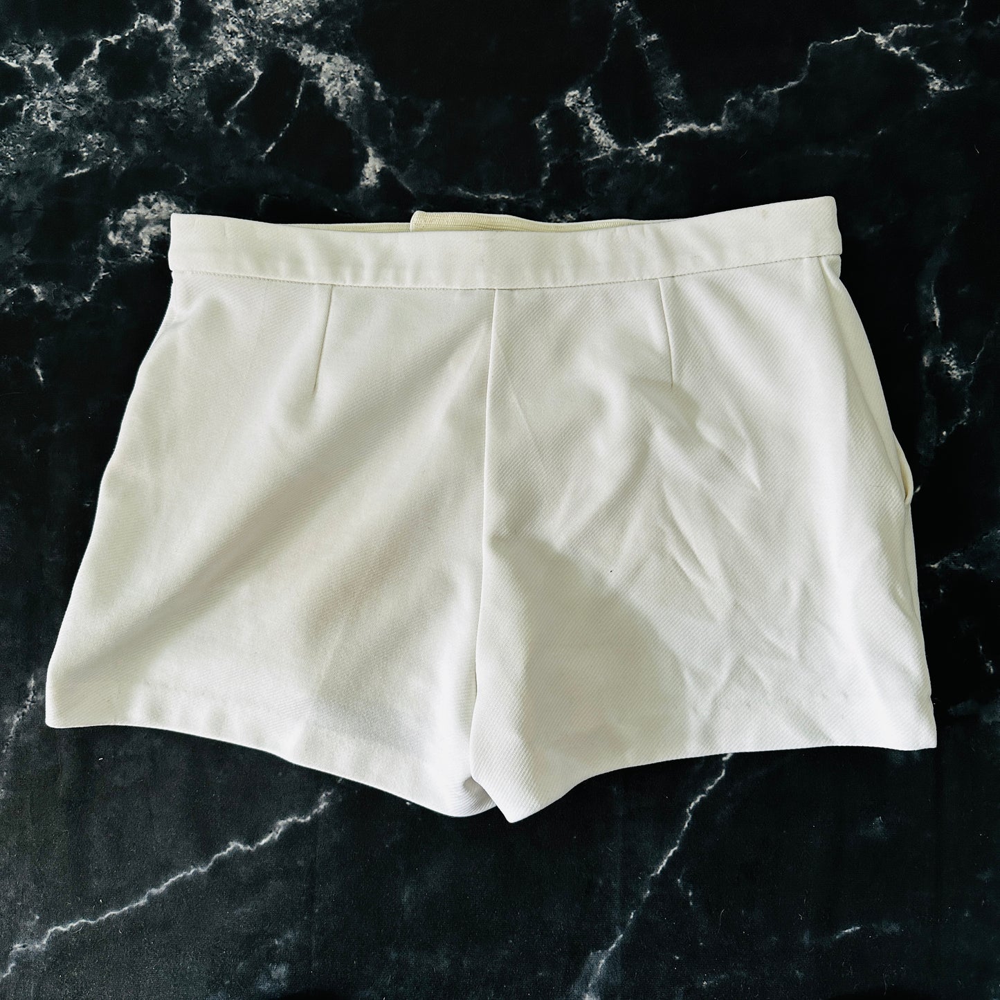 Lacoste Vintage 80s Tennis Shorts - White - 50 / M - Made in France