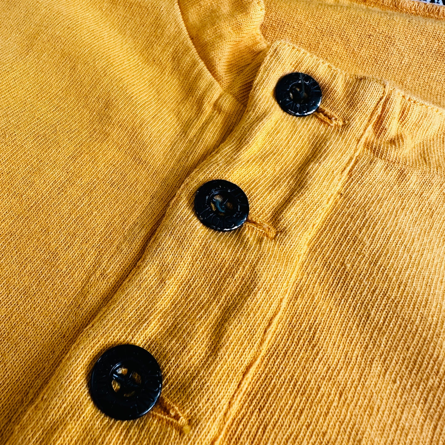 Stone Island Vintage 80s Henley T-Shirt - M - Made in Italy