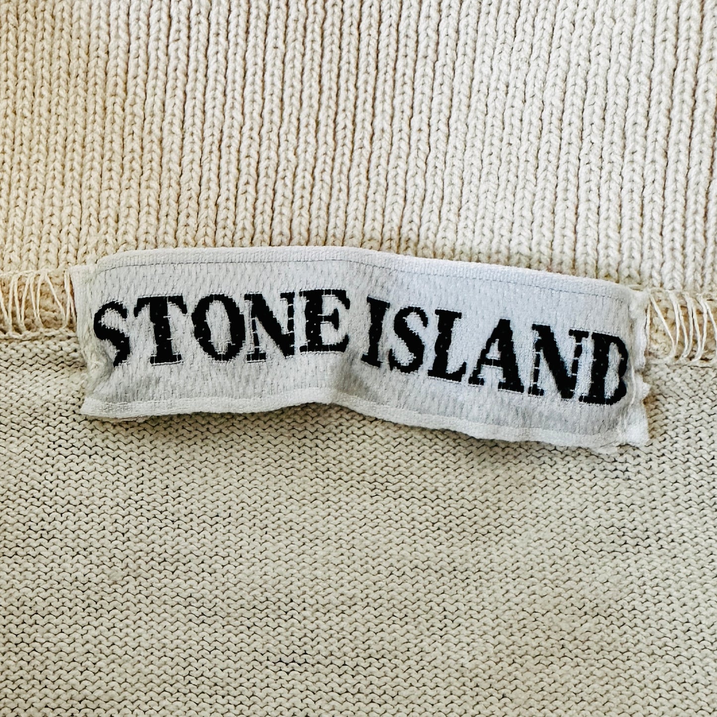 Stone Island Vintage 80s Metal Button Polo Shirt - L - Made in Italy