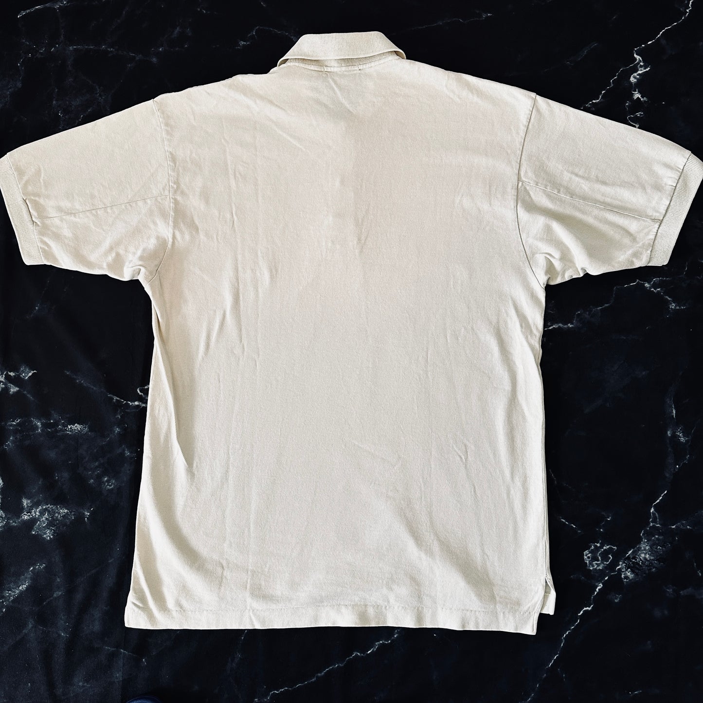 Stone Island Vintage 80s Metal Button Polo Shirt - L - Made in Italy