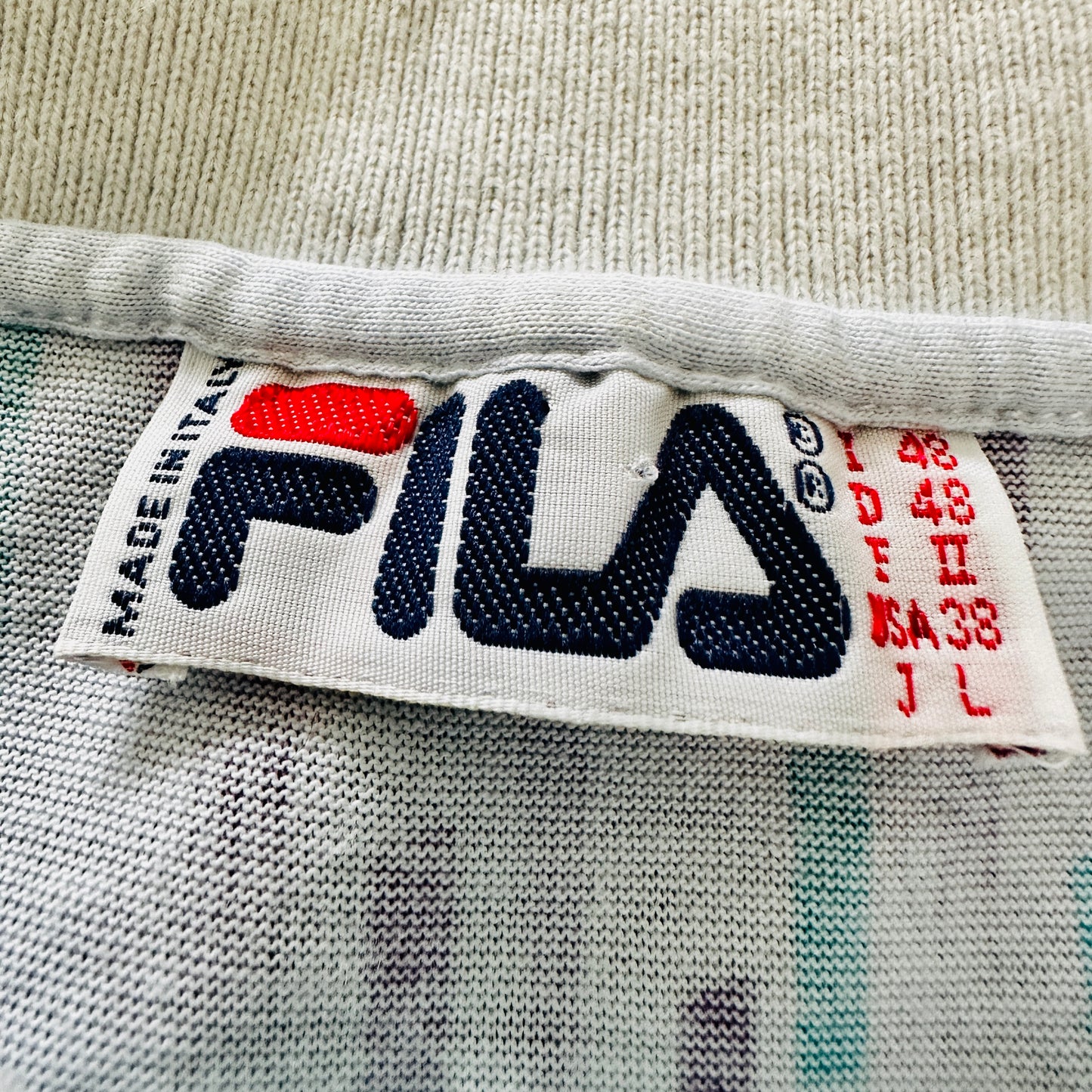 Fila Vintage Boris Becker 80s Tennis Polo Shirt - M - Made in Italy