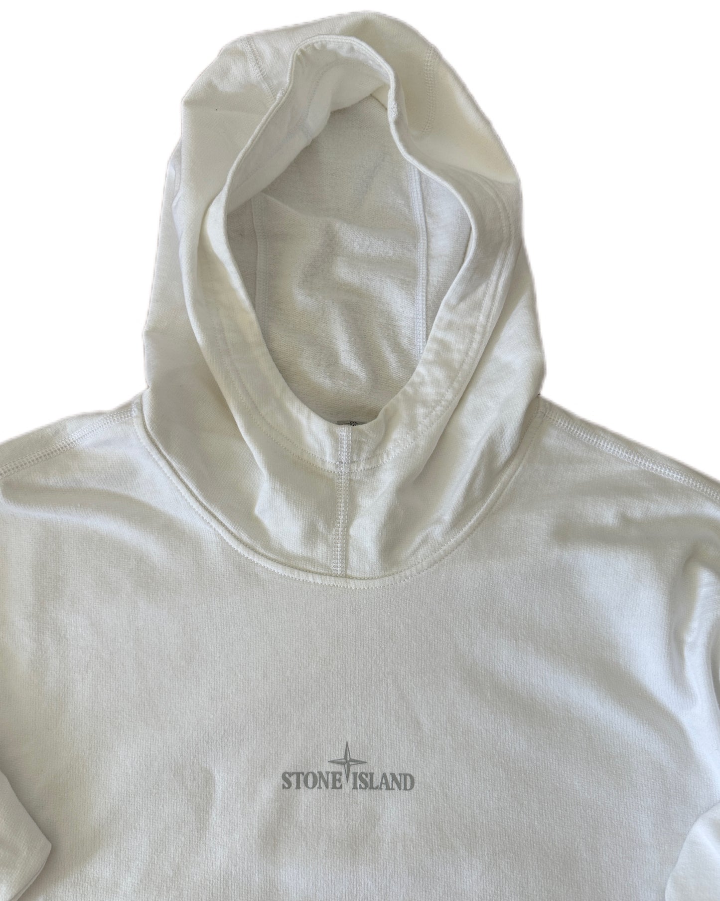 Stone Island 2018 Reflective Panel Hooded Sweatshirt - L