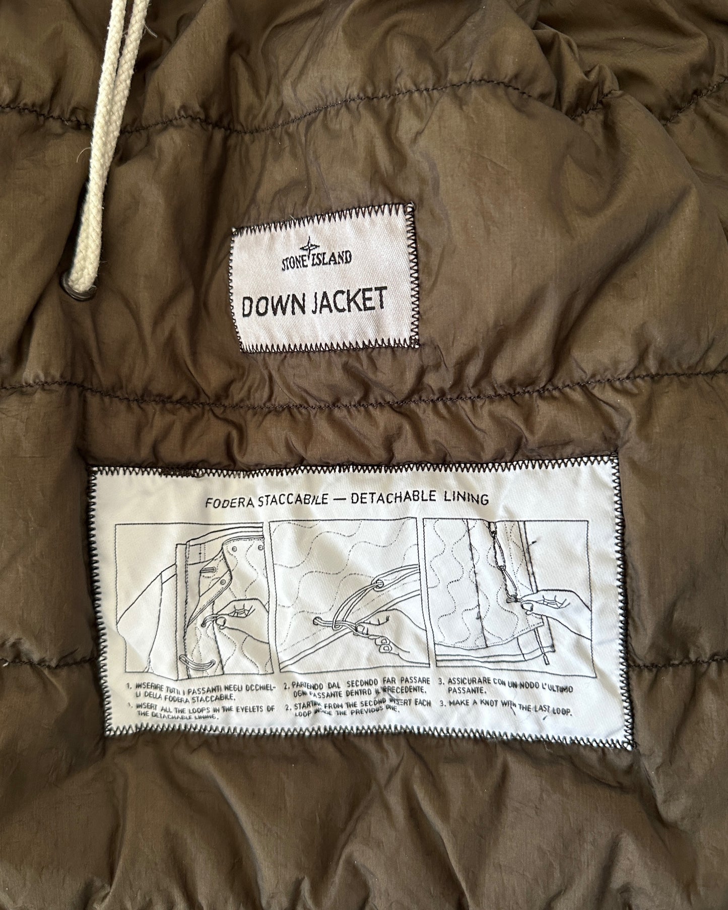 Stone Island 2013 David-TC w/ Down Liner Jacket - 3XL - Made in Italy