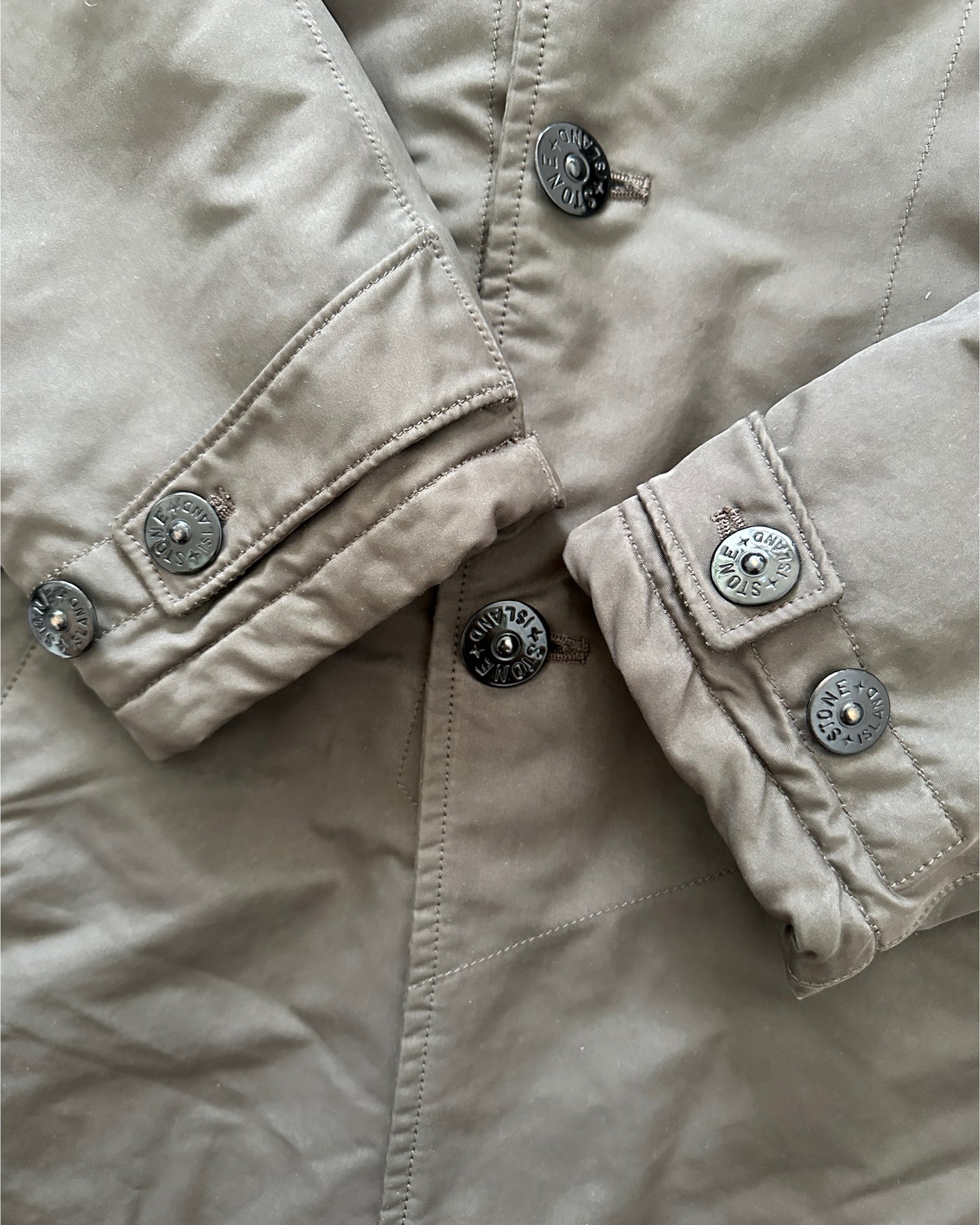 Stone Island 2011 David-OVD Brown Trench Coat Jacket - XL