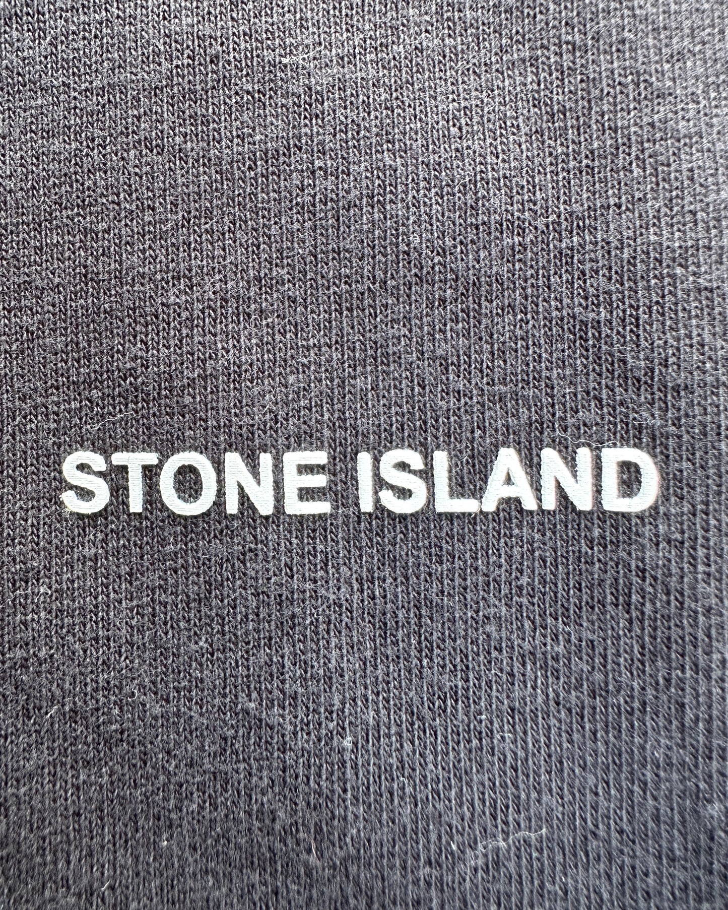 Stone Island 2024 Logo Spellout Pocket T-Shirt Black - XL