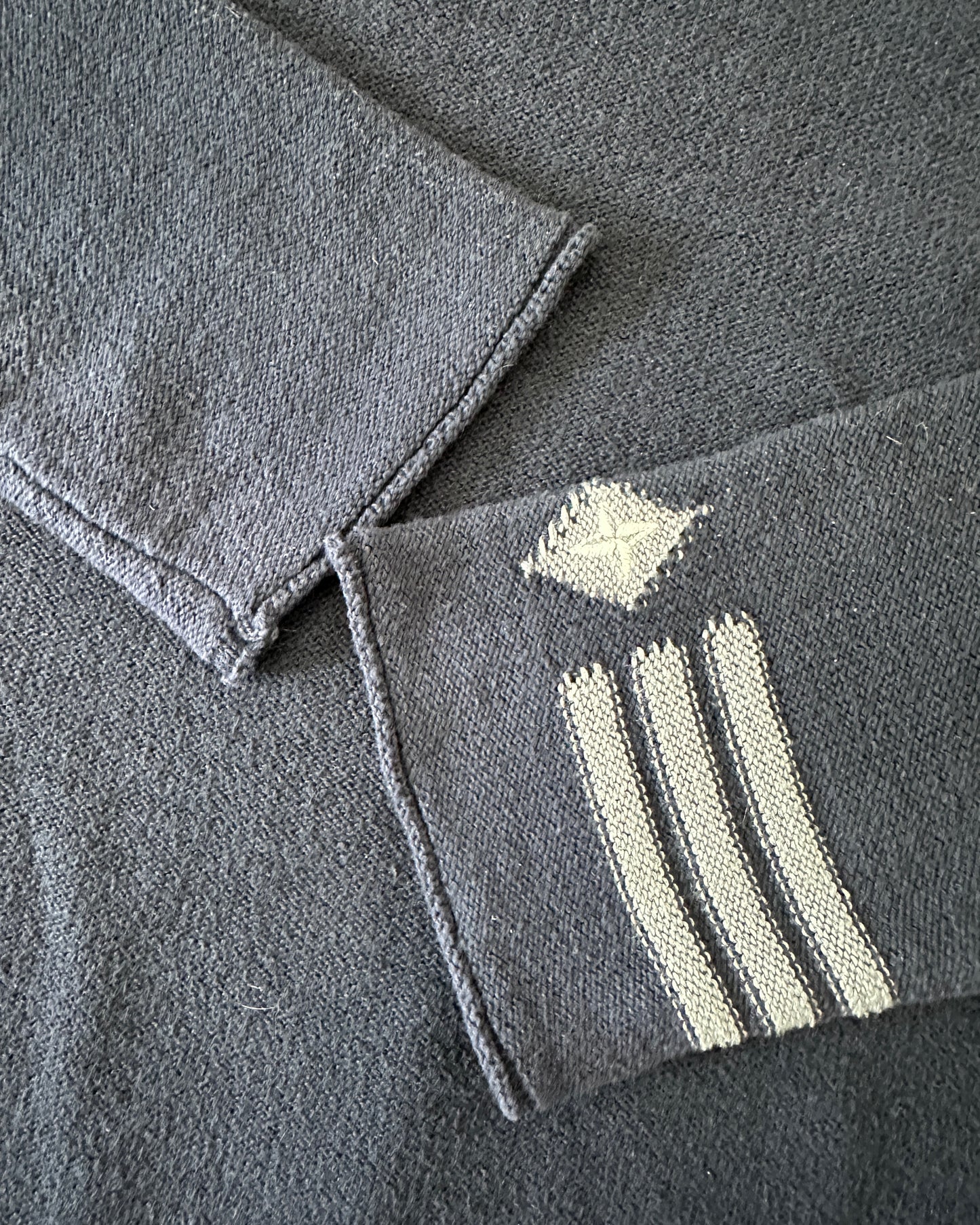 Stone Island Denims 2003 Cotton Knit Sweatshirt - XXL - Made in Italy