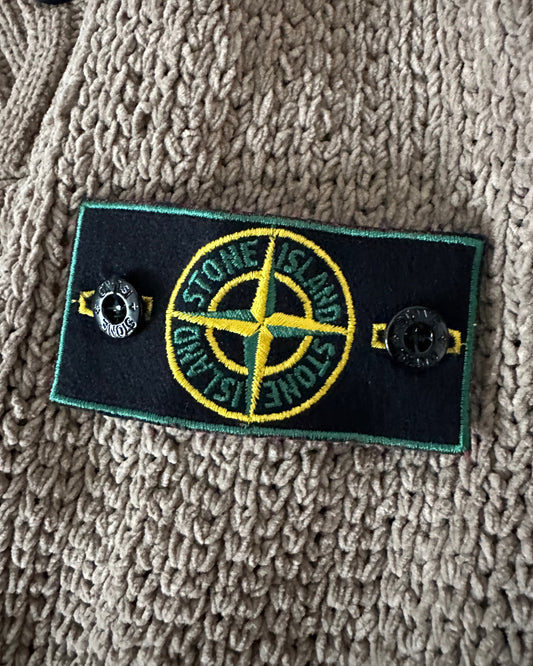 Stone Island 1997 Vintage Cotton Knit Troyer - L - Made in Italy