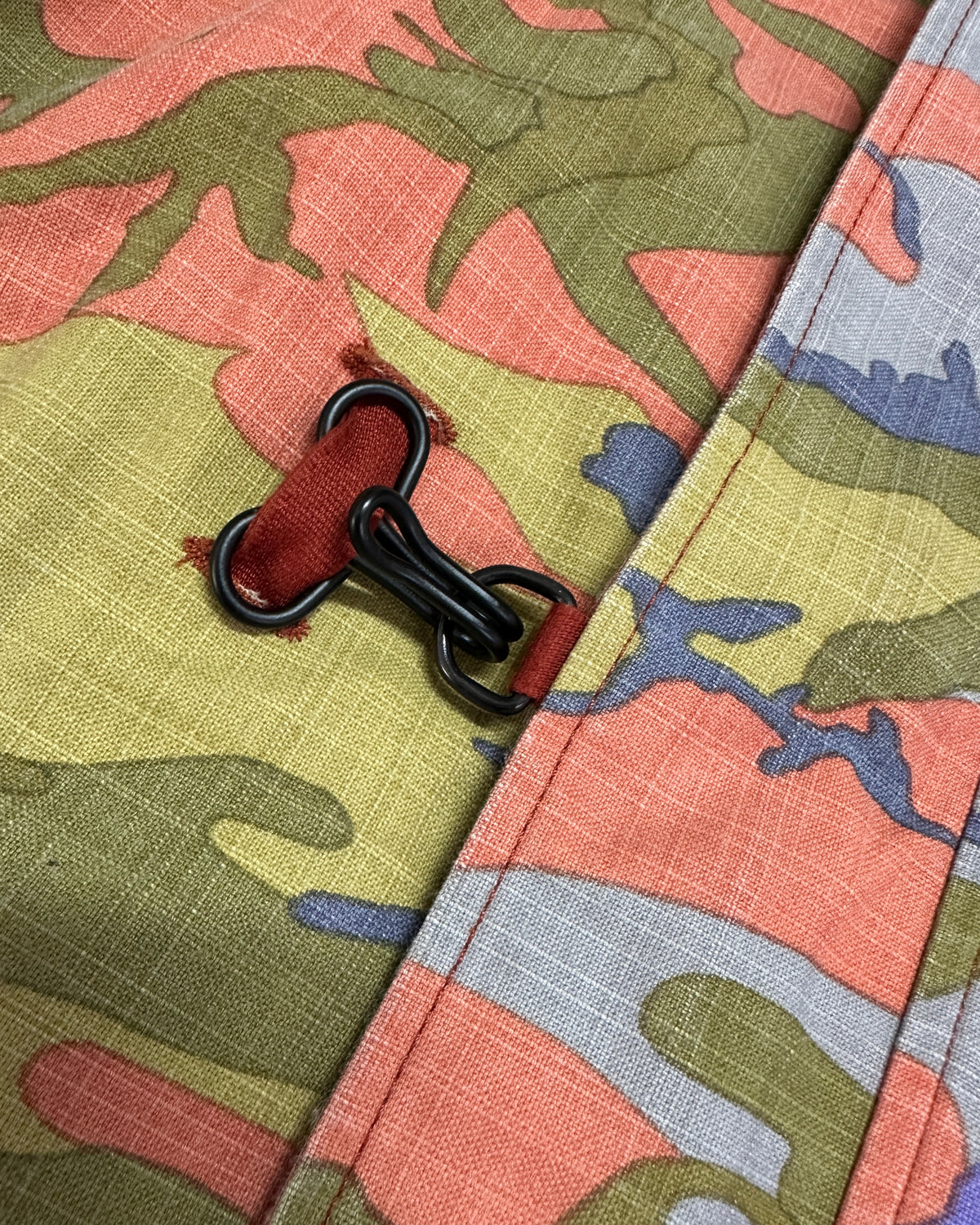 Stone Island 2022 Heritage Camo Ripstop Nylon Watro Jacket - L