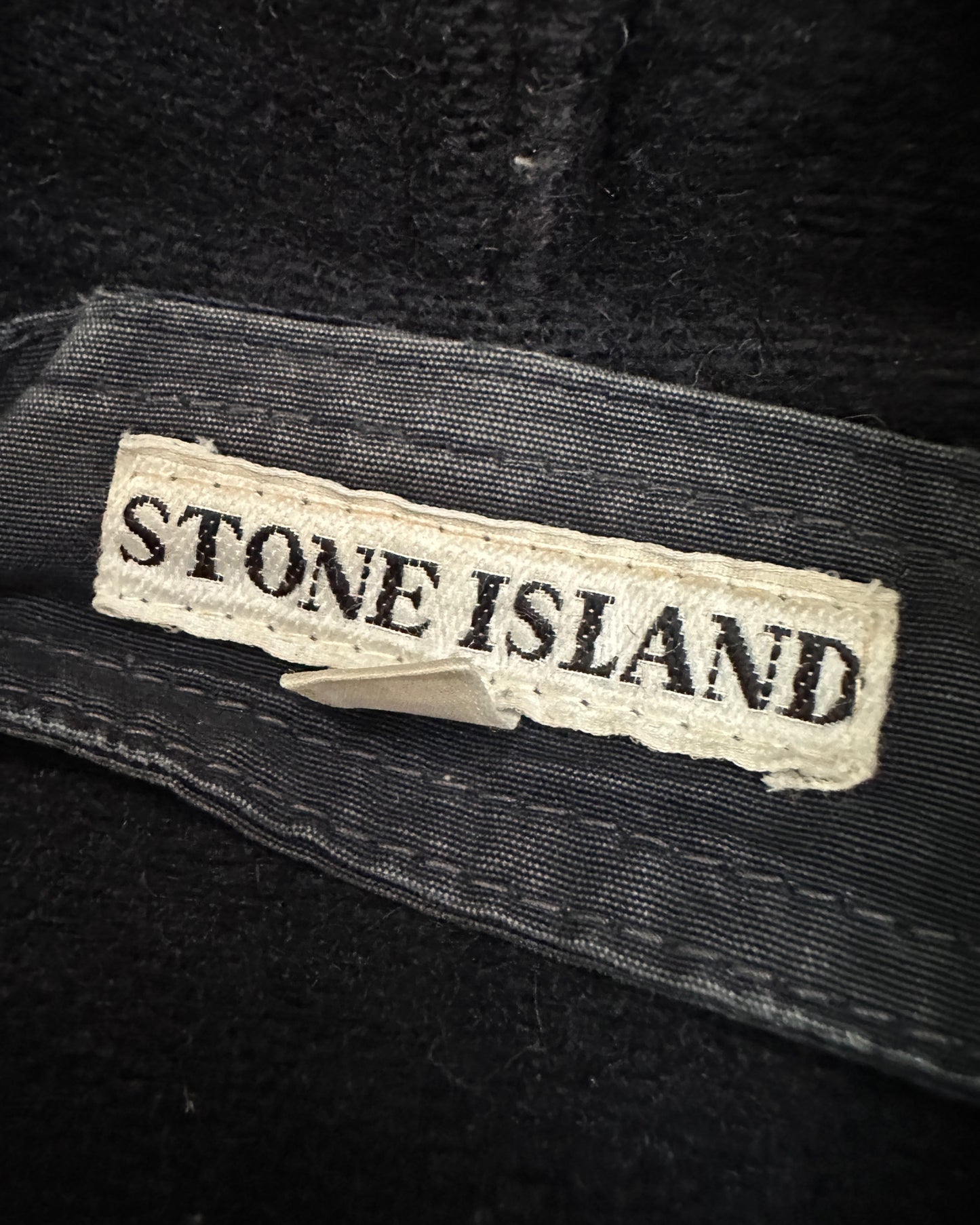 Stone Island 1987 Vintage Wool Montgomery Dufflecoat - L - Made in Italy
