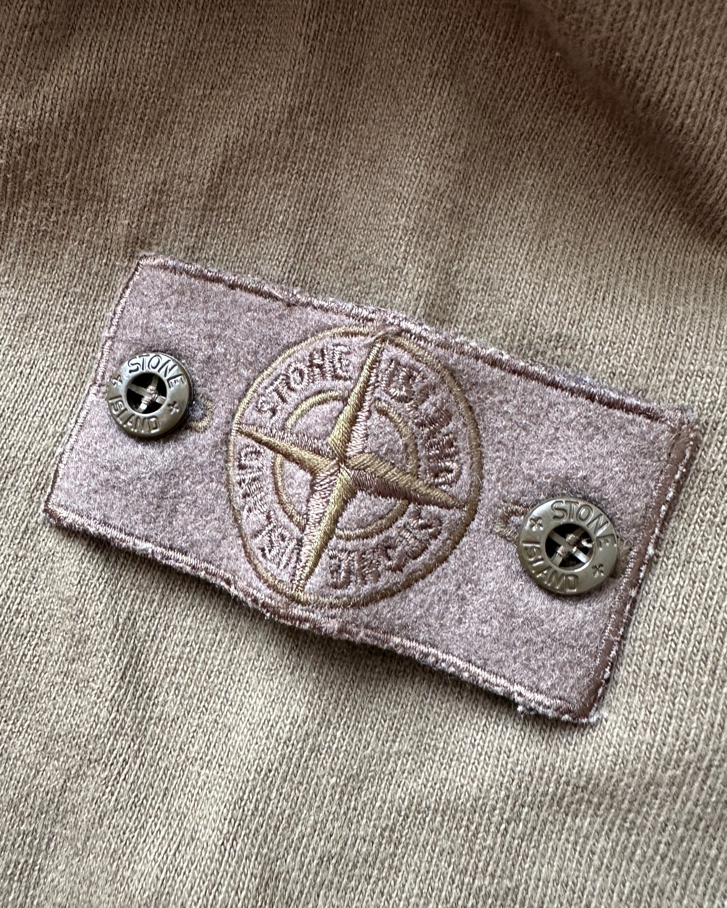 Stone Island Ghost Piece 2023 Hooded Sweatshirt Khaki - XL