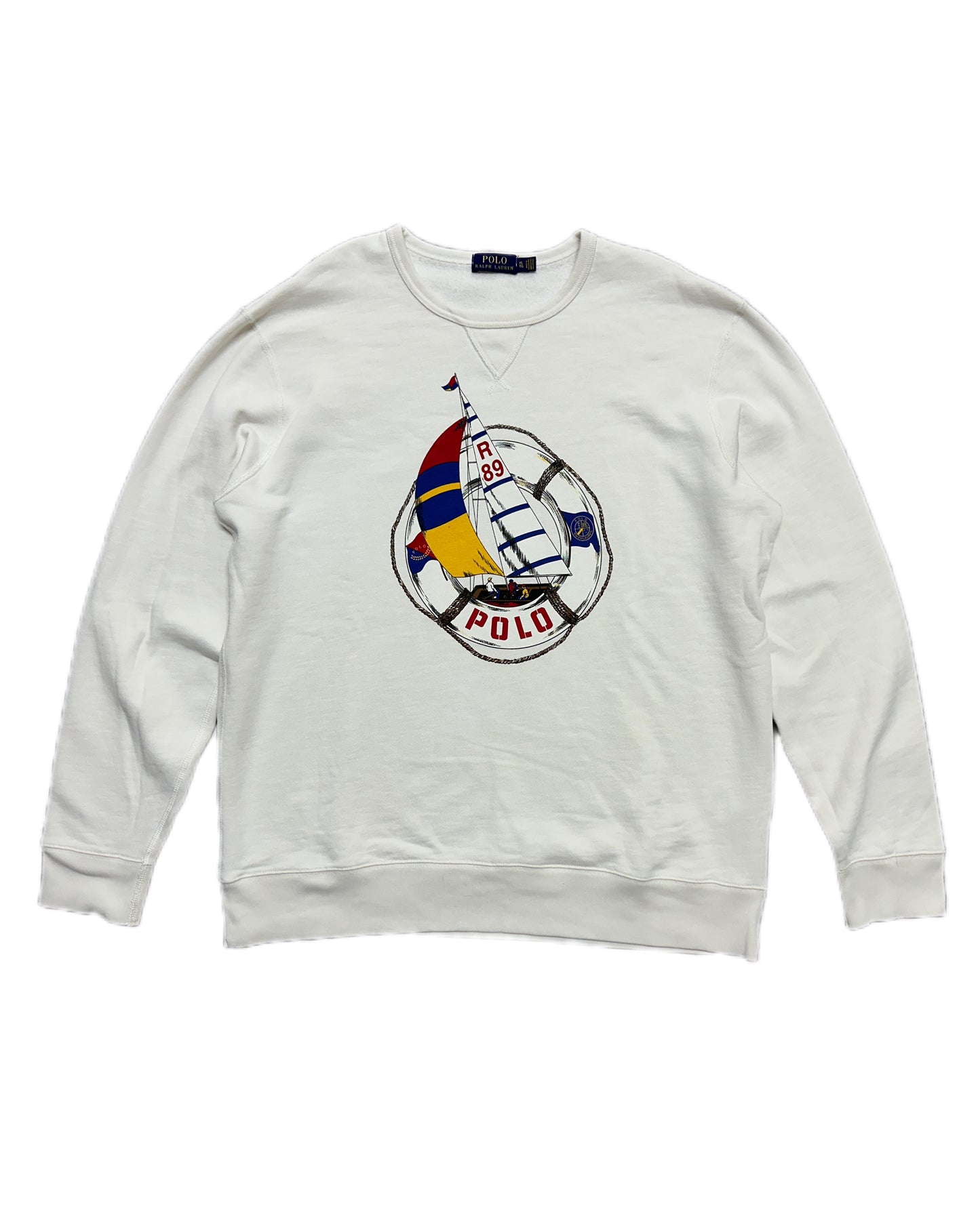 Polo Lalph Lauren 90s Retro Regatta R89 Sweatshirt - XL