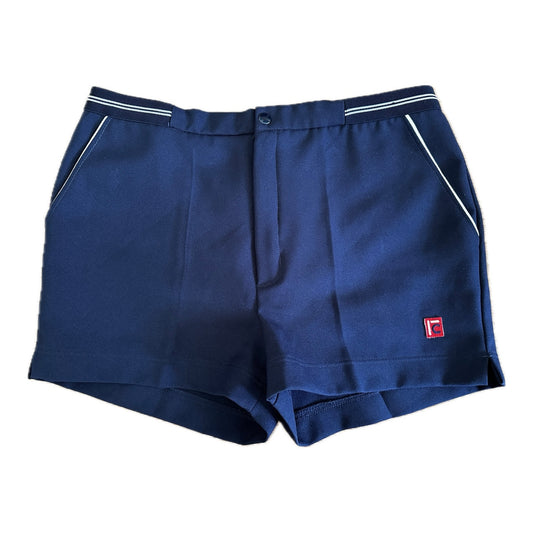 Campagnolo 80s Vintage Navy Tennis Shorts - M - Made in Italy