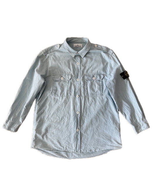 Stone Island 2016 Oxford Overshirt - 3XL (fits L/XL)