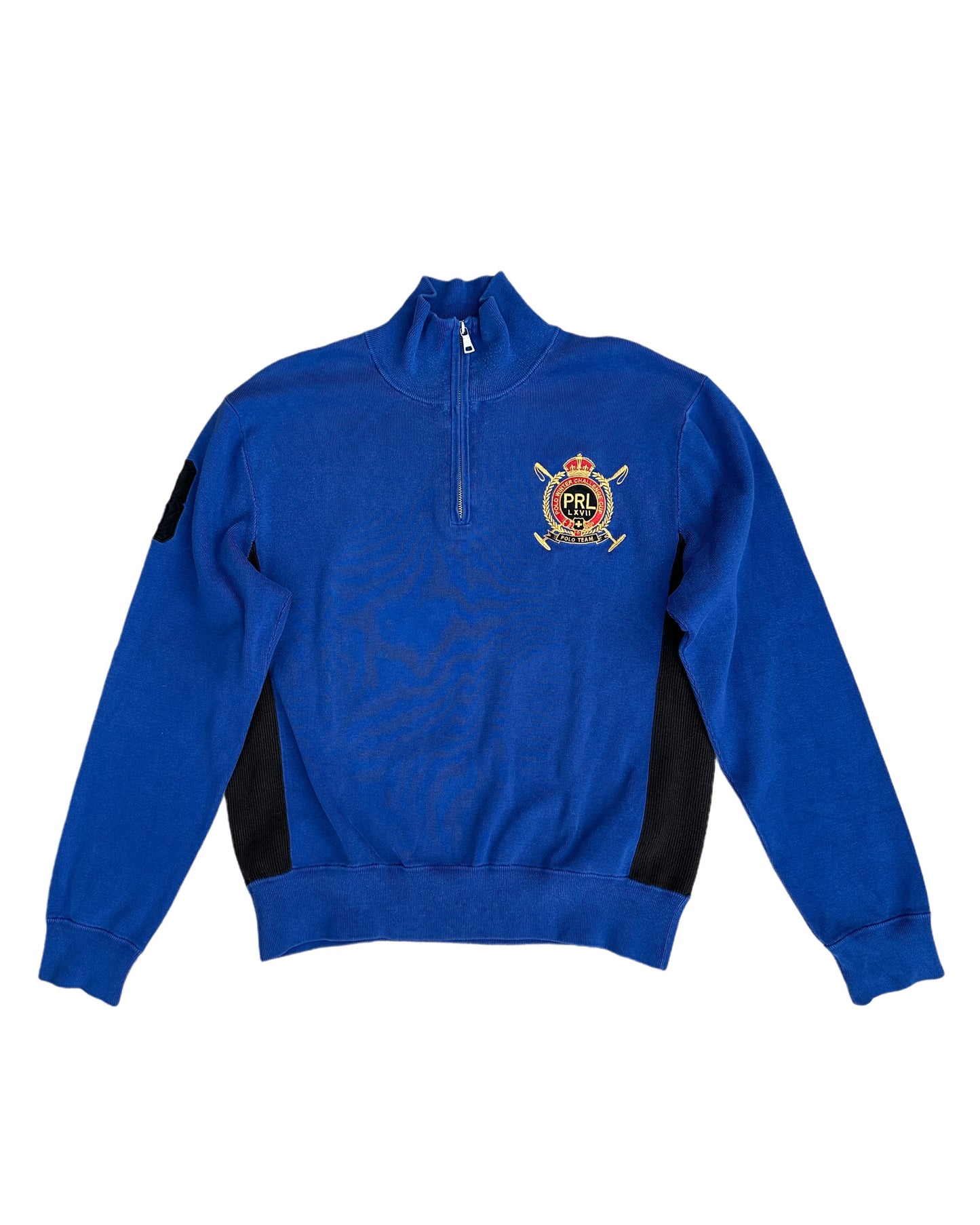 Polo Ralph Lauren Winter Challenge Cup Royal 3/4 Zip Sweatshirt - M