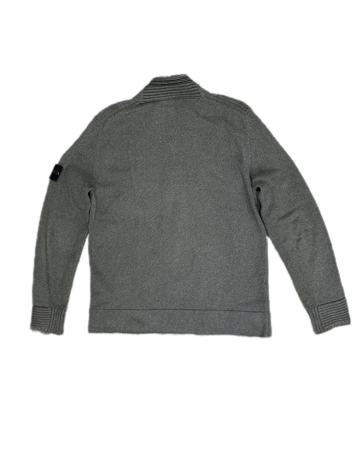 Stone Island 2011 Dark Grey Knit Zip Jacket - L - Made in Italy