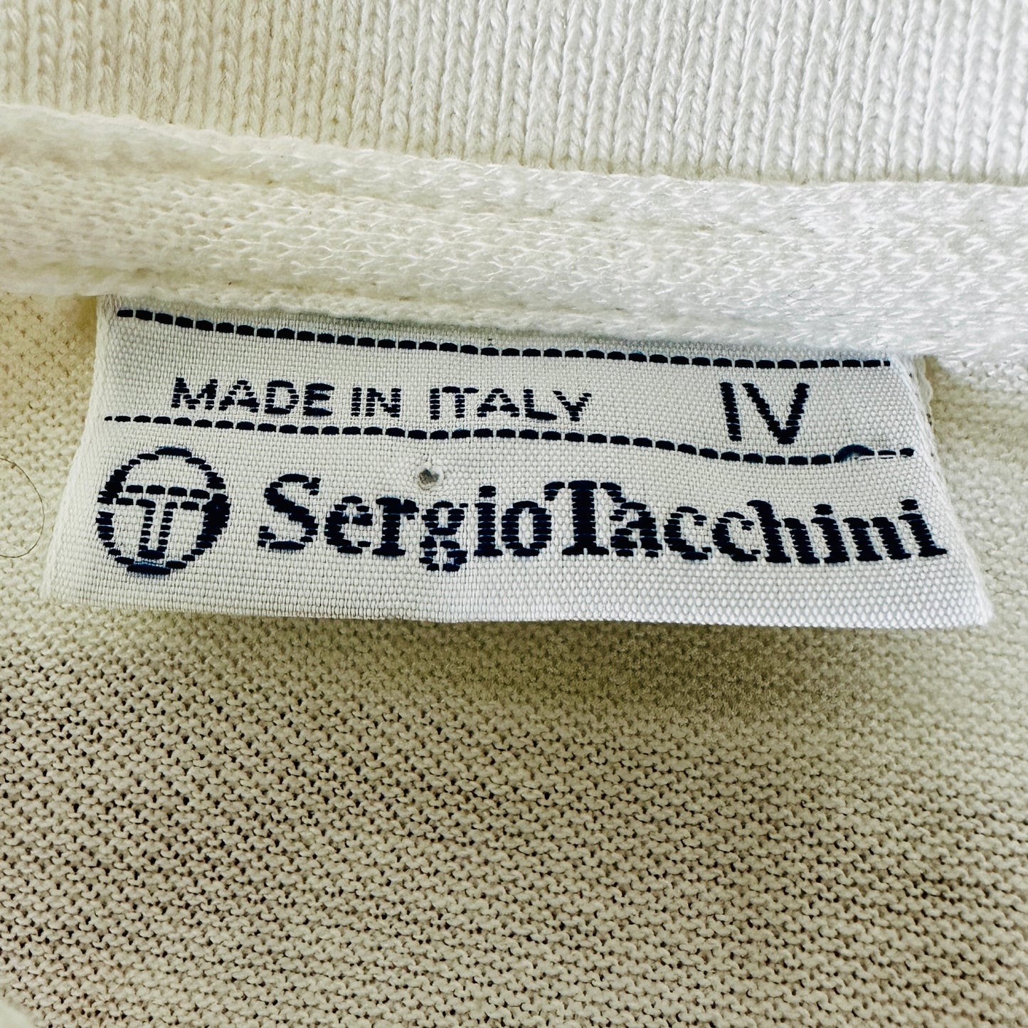 Sergio Tacchini 1989 Tennis Polo Shirt - 4 / M - Made in Italy