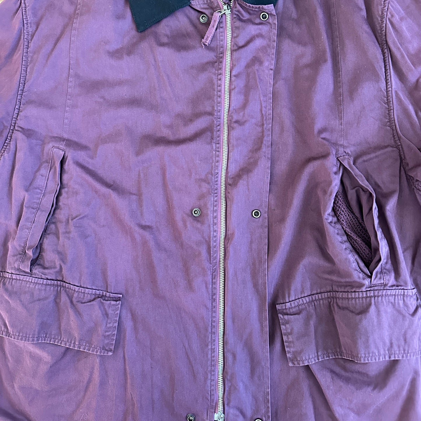 Stone Island 1991 Vintage Raso Gommato Jacket - XXL - Made in Italy