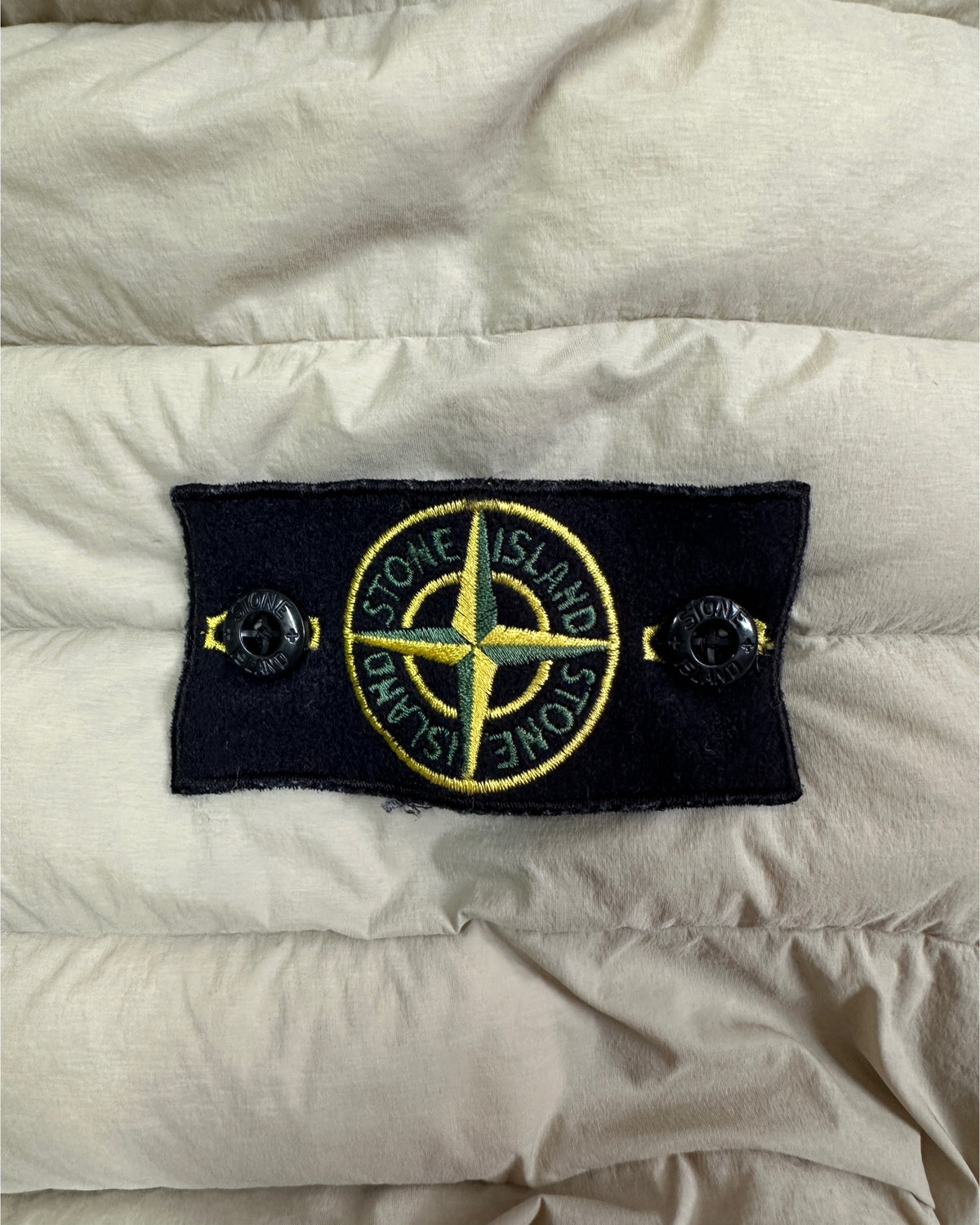 Stone Island 2019 Loom Woven Down Chambers Stretch Nylon-TC Jacket - M