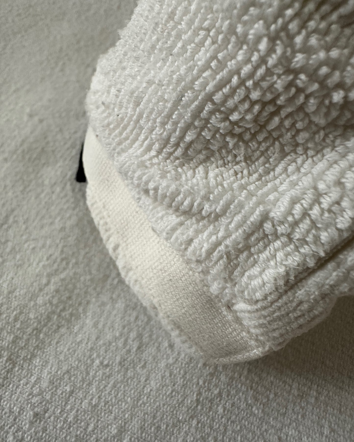 Stone Island 2000 Vintage Towel Fleece Cotton Quarter Zip Sweatshirt - L - Made in Italy