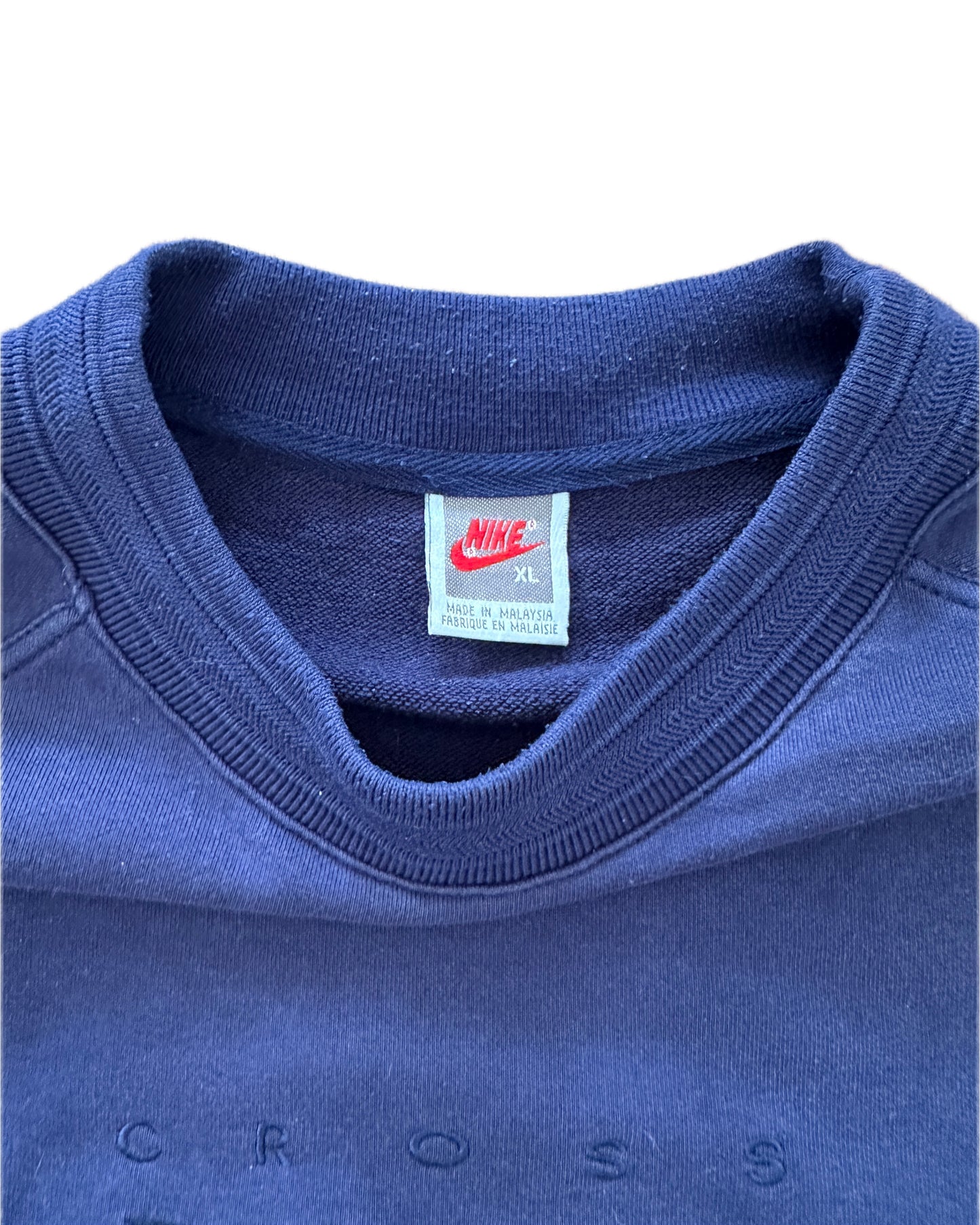 Nike Cross Training 1991 Vintage Navy Sweatshirt - XL