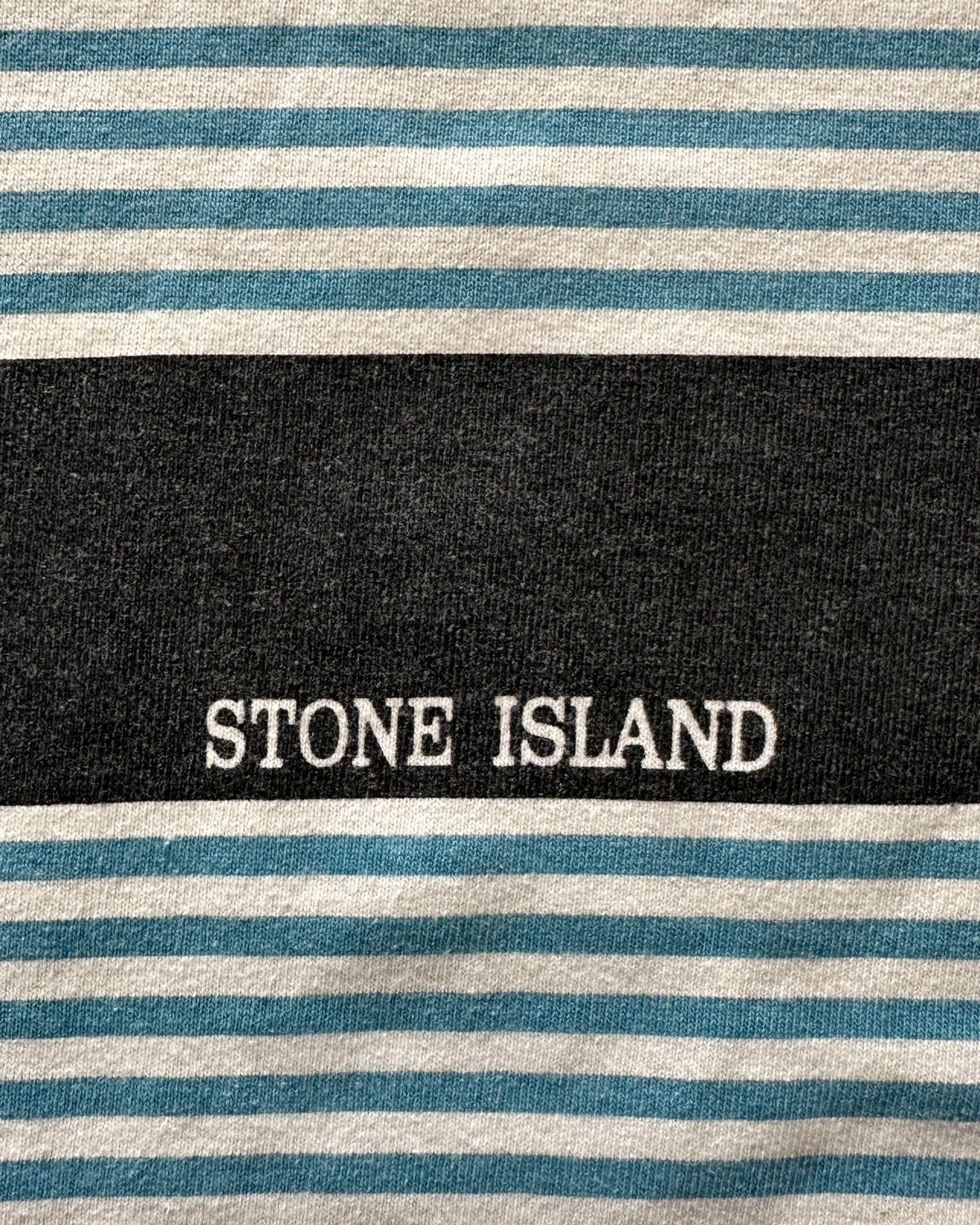 Stone Island 2004 Vintage Striped T-Shirt - L - Made in Italy