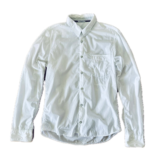 Stone Island  2008 White Button Down Shirt - L - Made in Italy