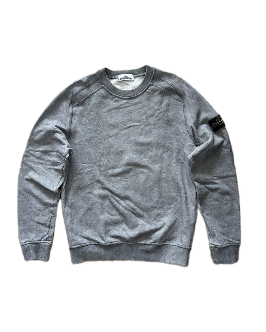 Stone Island 2020 Dust Colour Treatment Grey Sweatshirt - M
