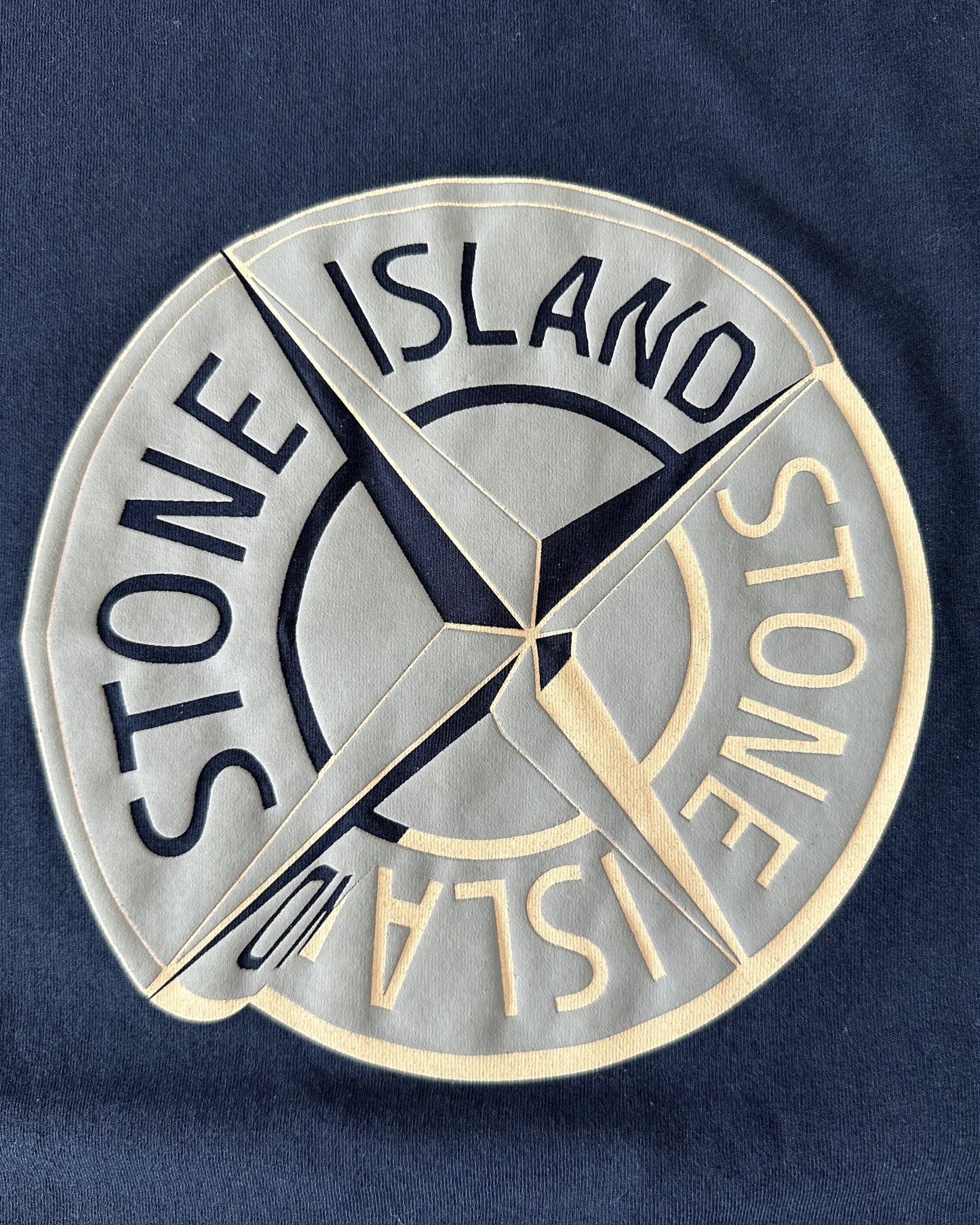 Stone Island 2018 Graphic Print Navy T-Shirt BNWT - XXL