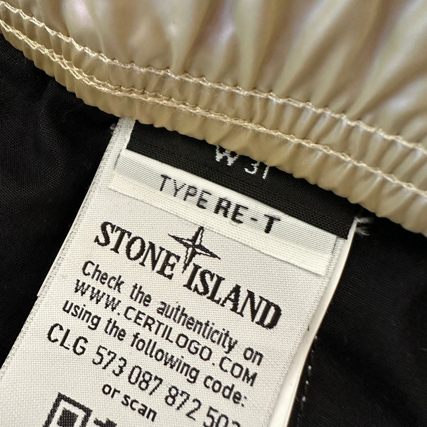 Stone Island 2018 Reflex Mat Special Process Reflective Pants - 31 / M