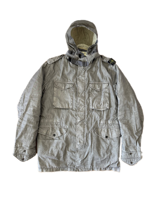 Stone Island 2006 Shoulder Badge Field Jacket w/ Dutch Rope Liner - XL - Made in Italy