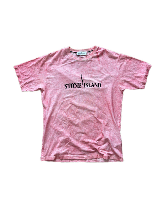Stone Island 2017 Dust Colour Check Logo T-Shirt - L