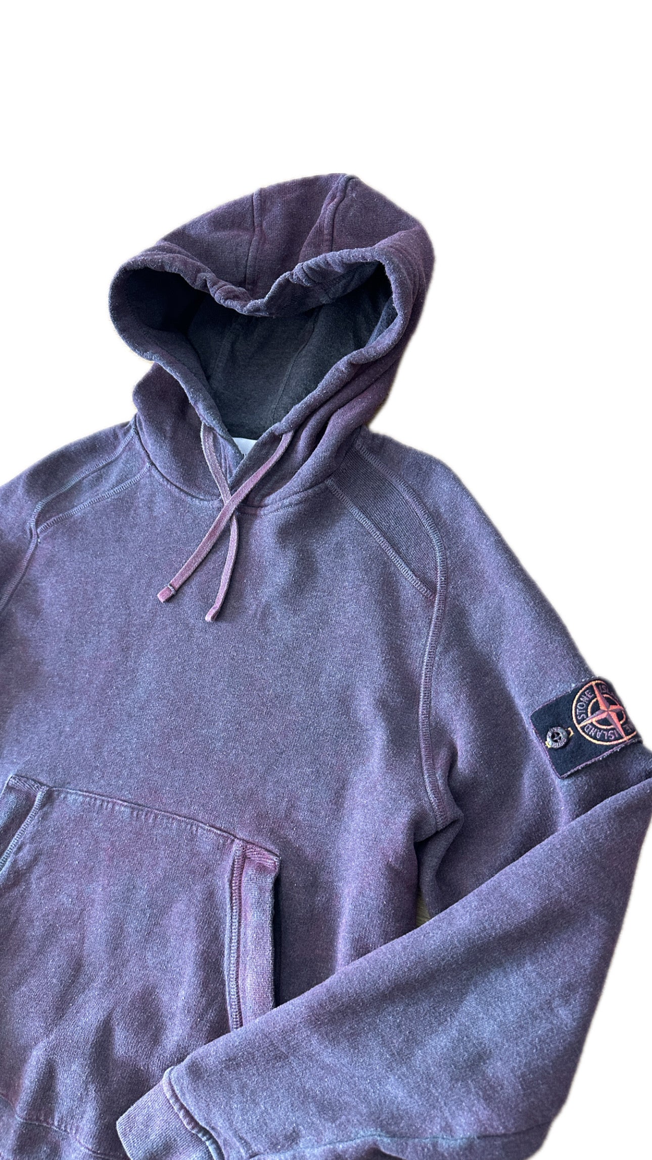 Stone Island 2020 Dust Colour Treatment Hooded Sweatshirt - S