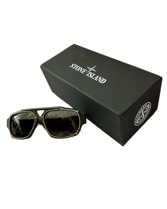 Stone Island 2012 Zeiss Sunglasses Khaki- BNWT - Made in Italy