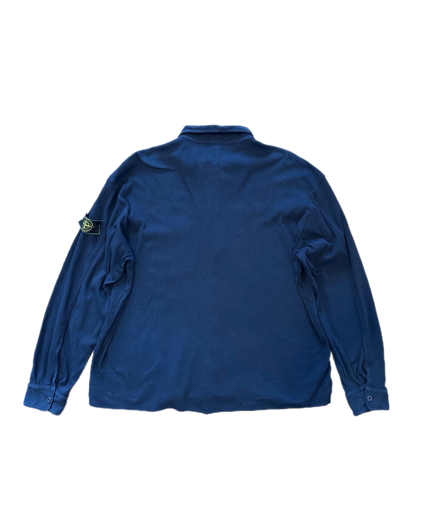 Stone Island 1995 Vintage Soft Moleskine Cotton Shirt - XXL - Made in Italy