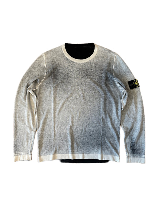 Stone Island 2017 Handsprayed Reversible Sweater - L