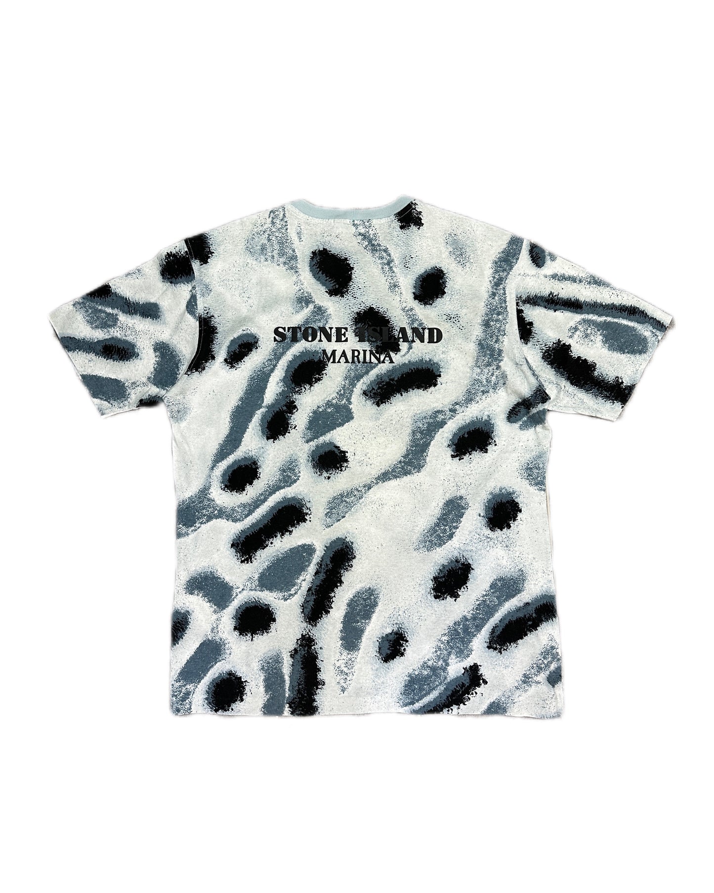 Stone Island Marina 2022 Cotton Jersey Reef Camo Print T-Shirt - L