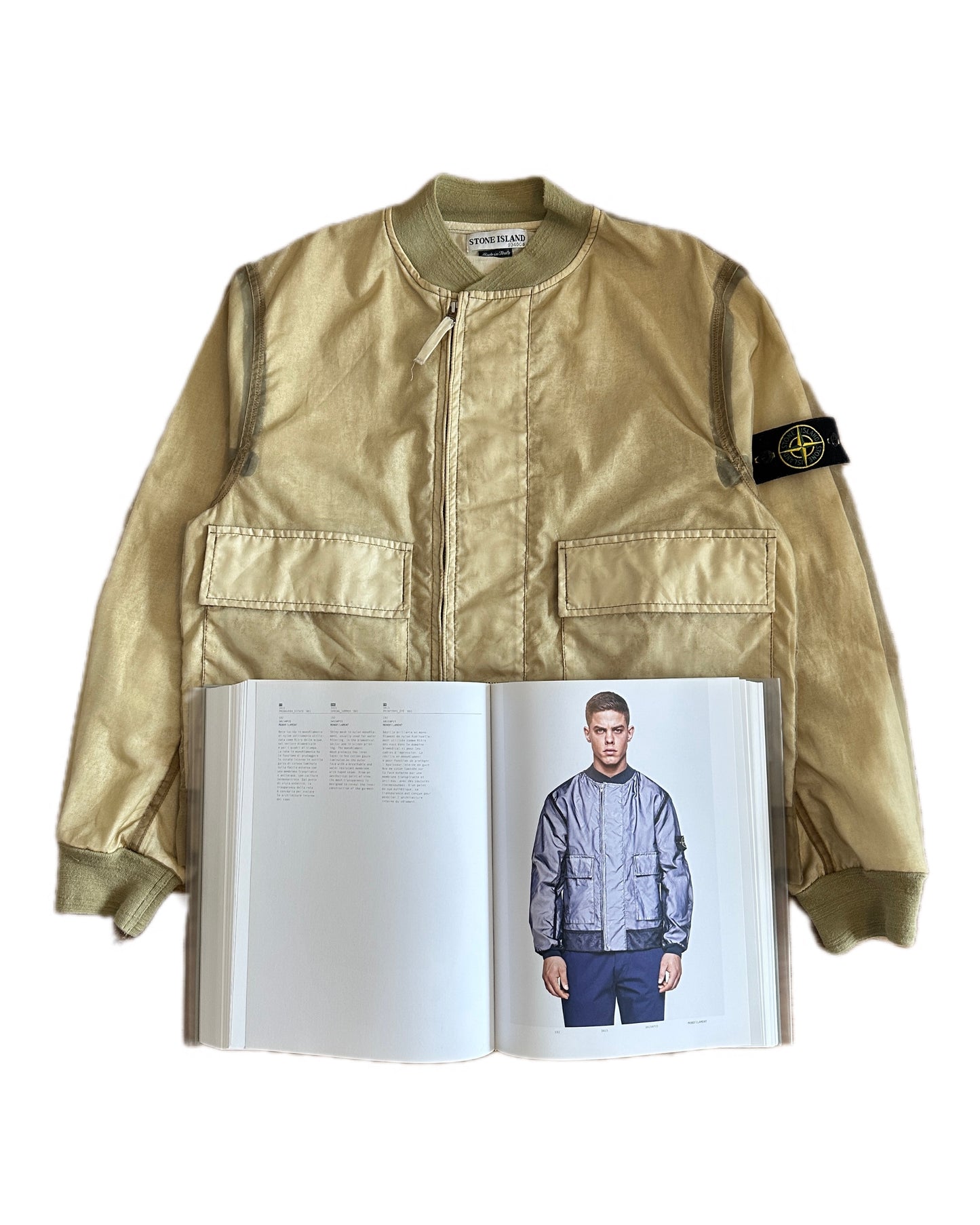 Stone Island 2001 Archivio Monofilament Bomber Jacket  - L - Made in Italy