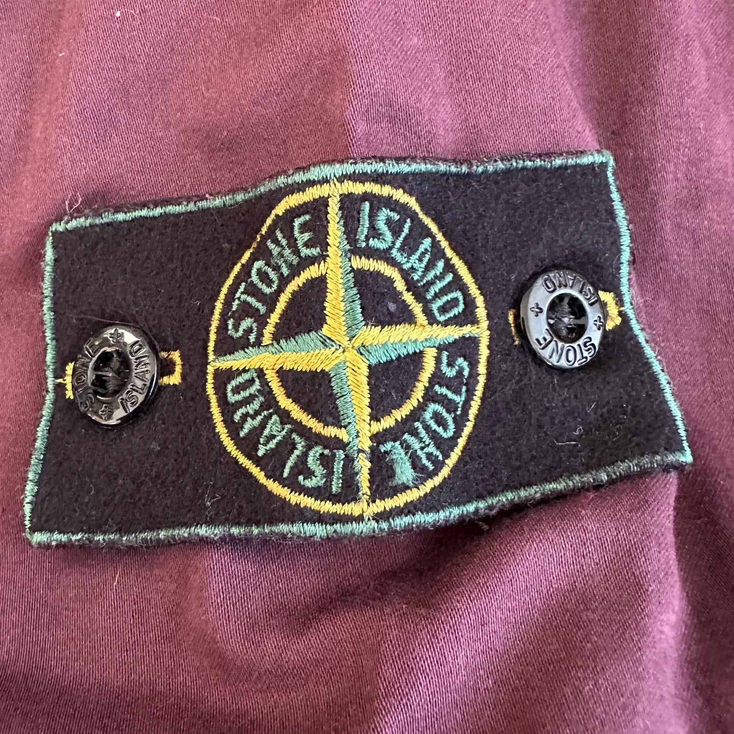 Stone Island 1991 Vintage Raso Gommato Jacket - XXL - Made in Italy