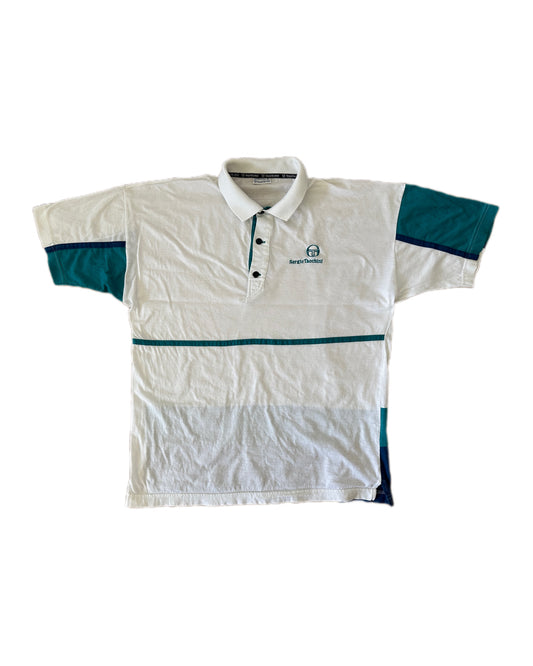 Sergio Tacchini 1991 Panel Polo Shirt - VI /  L