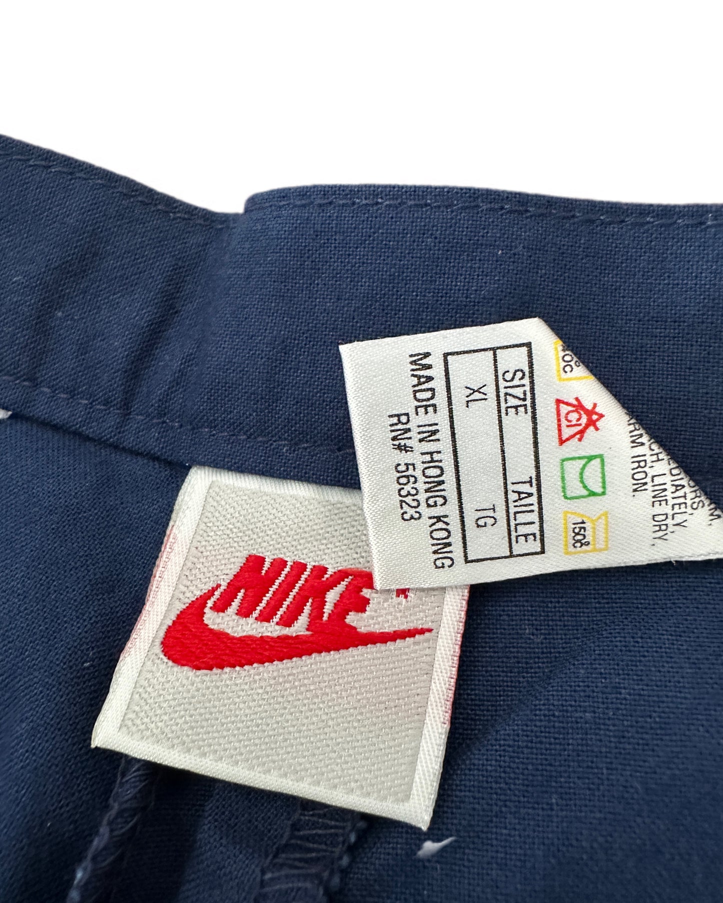 Nike 90s Vintage Tennis Shorts Navy - XL